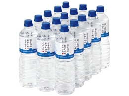 富士山のおいしい水イオン水 1,000ml×15本/箱 【5年保存・防災備蓄可】