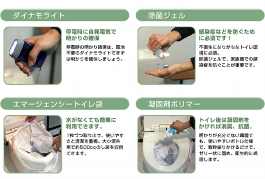 【災害用簡易トイレ】エマージェンシートイレキット