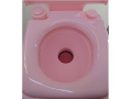 災害用ポータブル簡易水洗トイレピンク 20リットル