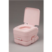 災害用ポータブル簡易水洗トイレピンク 10リットル