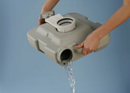 災害用ポータブル簡易水洗トイレ20リットル