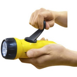 手巻き充電 マルチファンクションライト(ライト&FMラジオ)