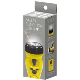 手巻き充電 マルチファンクションライト(ライト&FMラジオ)