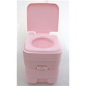 災害用ポータブル簡易水洗トイレピンク20リットル