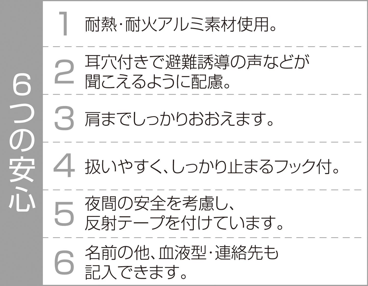 子供用防災ずきん