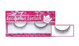 デコラティブアイラッシュ 1P(上まつげ用) ナチュラルストレート 【4セット】