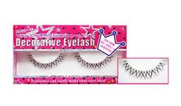 デコラティブアイラッシュ 1P(下まつげ用) ストレートボリューム 【4セット】