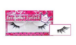 デコラティブアイラッシュ 1P(目尻用) ウイングストレート 【4セット】