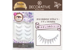 デコラティブ アイラッシュ01 ナチュラルショート　つけまつげ