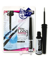 極細ラインも簡単に描けるリキッドアイライナーラインクイーン ディープブラック 【2セット】