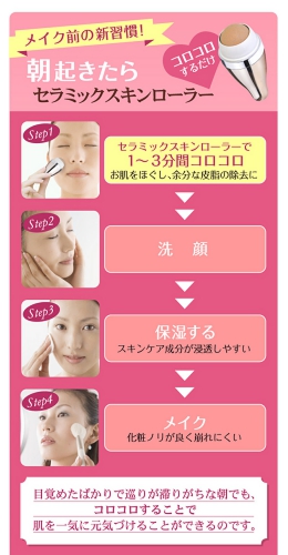 新型フェイスローラー セラミックスキンローラー