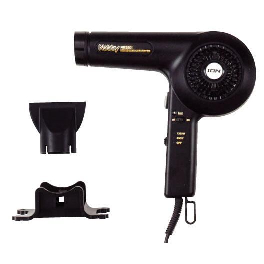 Nobbyマイナスイオンドライヤー NB2501 314060-A2501BKブラック【美容室用スタイリスト愛用ドライヤー】