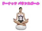 エグゼラックス ドーナッツバランスボール